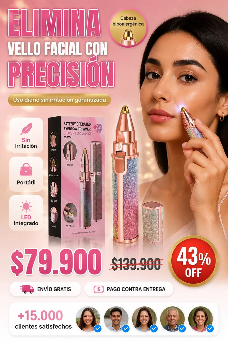 DEPILADOR FACIAL DE PRESICIÓN